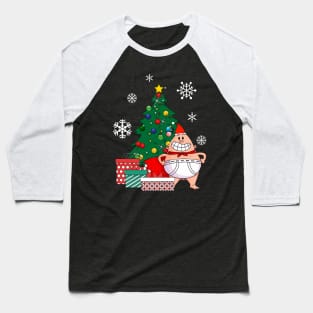 Captain Underpants Around The Christmas Tree Baseball T-Shirt